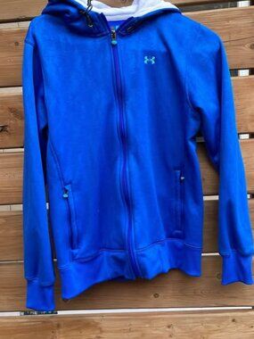 Under Armour Blue Full-Zip Hoodie – Women’s Size Small